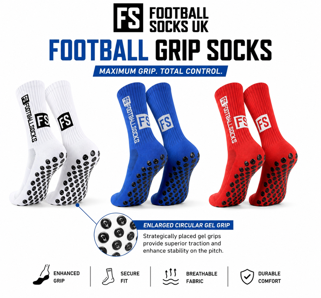Football Grip Socks Men’s UK 6 Pairs